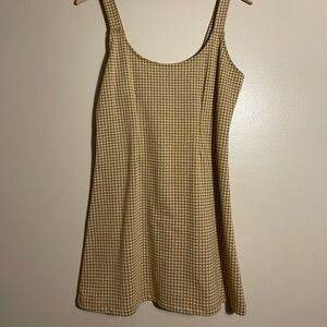 Yellow Checkered Dress